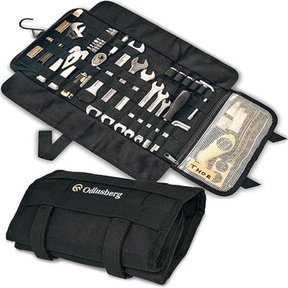 Motorcycle Tool Roll Bag Tools NOT Included - Small Tool Bag Wrench Roll Up Bag - Picture 7 of 7